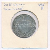 1845B 20kr Ag 'V. Ferdinánd' T:2-
Huszár 2081., Unger III.:1419. - Ohne Zuordnung