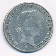 1847B 20kr Ag 'V. Ferdinánd' T:2-,3 
Huszár: 2081., Unger III.: 1419. - Zonder Classificatie