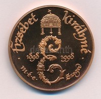 Fritz Mihály (1947-) 1998. 'MÉE Szeged / Erzsébet Királyné Halálának 100. évfordulója' Br Emlékérem (42,5mm) T:PP - Ohne Zuordnung