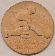 Matzon Frigyes (1909-1986) 1949. 'Budapesti Tekéző Alszövetség' Kerámia Emlékérem (75mm) T:2 - Sin Clasificación
