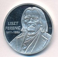 Ifj. Szlávics László (1959-) 2011. 'Nagy Magyarok / Liszt Ferenc 1811-1886' Ezüstözött Cu Emlékérem (40mm) T:1 (eredetil - Zonder Classificatie