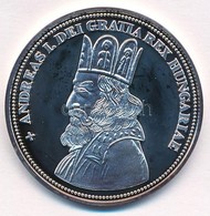 DN 'Királyi Koronák - I. András 5 Korona 1909' Ag Emlékérem Tanúsítvánnyal (20g/0.999/38,61mm) T:PP Patina - Ohne Zuordnung