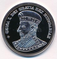 DN 'Királyi Koronák - I. Géza 5 Korona 1909' Ag Emlékérem Tanúsítvánnyal (20g/0.999/38,61mm) T:PP Patina - Ohne Zuordnung