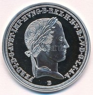 DN 'Magyar Tallérok Utánveretben - V. Ferdinánd Tallérja 1837' Ag Emlékérem Tanúsítvánnyal (20g/0.999/38,6mm) T:PP - Ohne Zuordnung