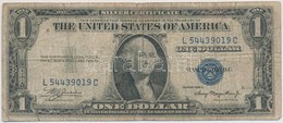 Amerikai Egyesült Államok 1935-1945. (1935A) 1$ 'Silver Certificate - Kisméretű', Kék Pecsét, 'William Alexander Julian  - Zonder Classificatie