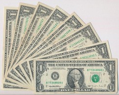 Amerikai Egyesült Államok 1995-1999. (1995) 1$ 'Federal Reserve Note' 'Mary Ellen Withrow - Robert E. Rubin' (8x) Mind K - Ohne Zuordnung