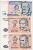 Peru 1987-1988. 100I (2x) + 10I + 5000I + 10000I T:I
Peru 1987-1988. 100 Intis (2x) +10 Intis + 5000 Intis + 10000I C:Un - Unclassified
