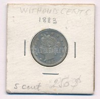 Amerikai Egyesült Államok 1883. 5c Ni értékjelzés Alatt 'E PLURIBUS UNUM' T:1,1-
USA 1883. 5 Cents Ni With 'E PLURIBUS U - Ohne Zuordnung