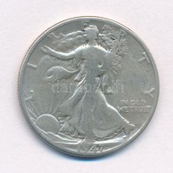 Amerikai Egyesül Államok 1947. 1/2$ Ag 'Walking Liberty' T:3 
USA 1947. 1/2 Dollar Ag 'Walking Liberty' C:F 
Krause KM#1 - Ohne Zuordnung