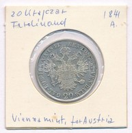 Ausztria 1841A 20kr Ag 'I. Ferdinánd' T:1-  
Austria 1841A 20 Kreuzer Ag 'Ferdinand I' C:AU
Krause KM#2208 - Unclassified