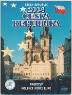 Csehország 2004. 1c-2EUR (8xklf) Euro Próbaveretek Szettben T:BU 
Czech Republic 2004. 1 Cent - 2 Euro (8xdiff) Euro Tri - Ohne Zuordnung