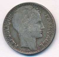 Franciaország 1930. 10Fr Ag T:2 Patina 
France 1930. 10 Francs Ag C:XF Patina - Ohne Zuordnung