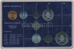 Holland Antillák 1984. 1c-2 1/2G (7xklf) + 'Utrechti Verde' Zseton Plasztiktokos Szettben T:1 Netherlands Antilles 1984. - Ohne Zuordnung