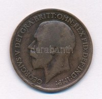 Nagy-Britannia 1919. 1p Br 'V. György' Hibás Veret, A Fej A Másik Oldalon Is Látszik T:3
Great Britain 1919. 1 Penny Br  - Ohne Zuordnung