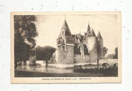 Cp, 41 ,  LASSAY SUR CROISNE ,  Chateau Du MOULIN , Côté Nord-est ,  Vierge Ed. A.P.G. - Autres & Non Classés