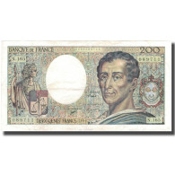 France, 200 Francs, Montesquieu, 1994, TTB+, Fayette:70.2.1, KM:155f - 200 F 1981-1994 ''Montesquieu''