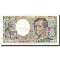 France, 200 Francs, Montesquieu, 1992, TTB, Fayette:70.12c), KM:155e - 200 F 1981-1994 ''Montesquieu''