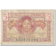 France, 5 Francs, 1947 French Treasury, 1947, Undated (1947), TTB - 1947 Tesoro Francés