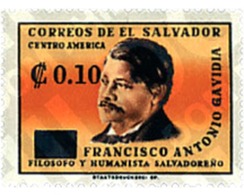 Ref. 86750 * MNH * - EL SALVADOR. 1974. FRANCISCO ANTONIO GAVIDIA - El Salvador