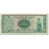 Billet, Paraguay, 1 Guarani, 1963, Undated (1963), KM:193b, TB - Paraguay