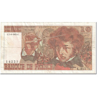 France, 10 Francs, Berlioz, 1975, 1975-08-07, B, Fayette:63.12, KM:150b - 10 F 1972-1978 ''Berlioz''
