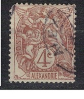 ALEXANDRIE              N°  YVERT   22   OBLITERE       ( Ob  2/63 ) - Oblitérés