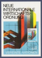 UNO Wien-UN Vienna Maximumkarte - MK 2/1980 - MiNr. 7 - Neue Internationale Wirtschaftsordnung (2) - Maximum Cards