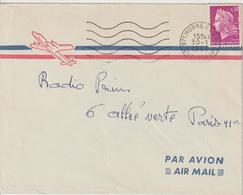 Lettre 1969 Cheffer 0.30 Guadeloupe Pour La France Oblit. Morne à L'eau - 1961-....