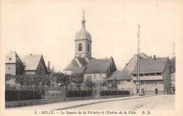 90-DELLE- LE SQUARE DE LA VICTOIRE ET L'ENTREE DE LA VILLE - Delle