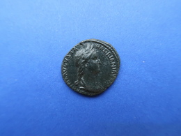 Sabine   (128 - 136) AD   -   AE Duponius  7,12 Gr.   -   ROME  -  BMC 539,1896  -   R1 - Les Antonins (96 à 192)