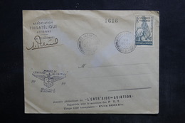 COLONIES GÉNÉRALES - Affranchissement Plaisant De Brazzaville Sur Enveloppe De La Journée De L'Aviation En 1944- L 36367 - Sonstige & Ohne Zuordnung