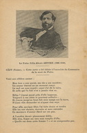 Poète Felix Alexis Arvers Centenaire à Cezy Timbrée Cézy - Ecrivains