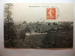 Delcampe - Carte Postale Rochechouart (87) Vue Generale ( Petit Format Oblitérée 1908 Timbre 10 Centimes ) - Rochechouart