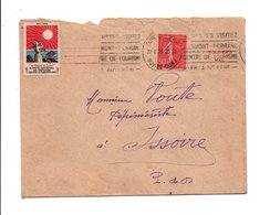 VIGNETTE ERINNOPHILE SUR LETTRE 1928 - Lettres & Documents