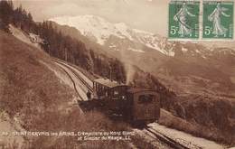 74-SAINT-GERVAIS-LES-BAINS- CREMAILLIERE DU MONT-BLANC ET GLACIER DU MEAGE - Saint-Gervais-les-Bains