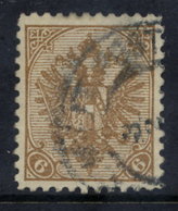 BOSNIA & HERZEGOVINA 1900 6 H. Perforated 10½, Used.  Michel 14B,  SG 169 - Bosnia And Herzegovina