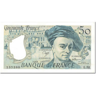 France, 50 Francs, Quentin De La Tour, 1988, Undated (1988), NEUF - 50 F 1976-1992 ''Quentin De La Tour''