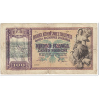 Billet, Albania, 100 Franga, 1940, Undated (1940), KM:14, B - Albania