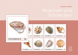 Oostenrijk Austria 2019  Mussels And Snails   Sheetlet   Postfris/mnh/neuf - Altri & Non Classificati