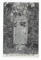 CPA 29 Landévennec Statue De St Corentin Dans Les Ruines De L'Abbaye - Landévennec