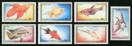 MONGOLIA 1987 FAUNA Animals AQUARIUM FISH - Fine Set MNH - Mongolei