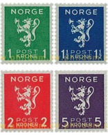 Ref. 101877 * MNH * - NORWAY. 1940. VALUES . CIFRAS - Unused Stamps