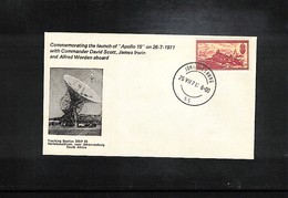 South Africa 1971 Space / Raumfahrt Apollo 15 Tracking Station Hartebeesthoek Interesting Cover - Africa