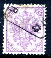 BOSNIA & HERZEGOVINA 1879 Arms 25 Kr. Plate I,  Perforated 12 Mauve Used.  SG 17, Michel 7 I - Bosnien-Herzegowina