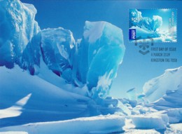 Australian Antarctic 2009 Poles & Glaciers - $2.05 Jade Iceberg Maximum Card - Maximumkarten