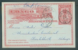 E.P. Carte 10 Centimes MOLS  Obl. Sc MATADI 23 Mai 1912 Vers Elisabethville + Man. Via Captown -. 14479 - Postwaardestukken