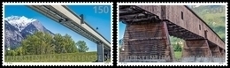 LIECHTENSTEIN - EUROPA 2018 - TEMA ANUAL "PUENTES.- BRIDGES - BRÜCKEN - PONTS" - SERIE De 2 V. - 2018