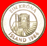 * GREAT BRITAIN FISH (1981-1987): ICELAND ★ 1 KRONE 1984! LOW START ★ NO RESERVE! - Island