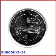 MALTA - 2 € COM. 2019 UNC - TEMPEL VAN TA HAGRAT - Malta