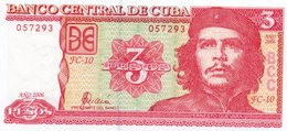 CUBA 3 PESOS 2006 P-127 UNC - Cuba